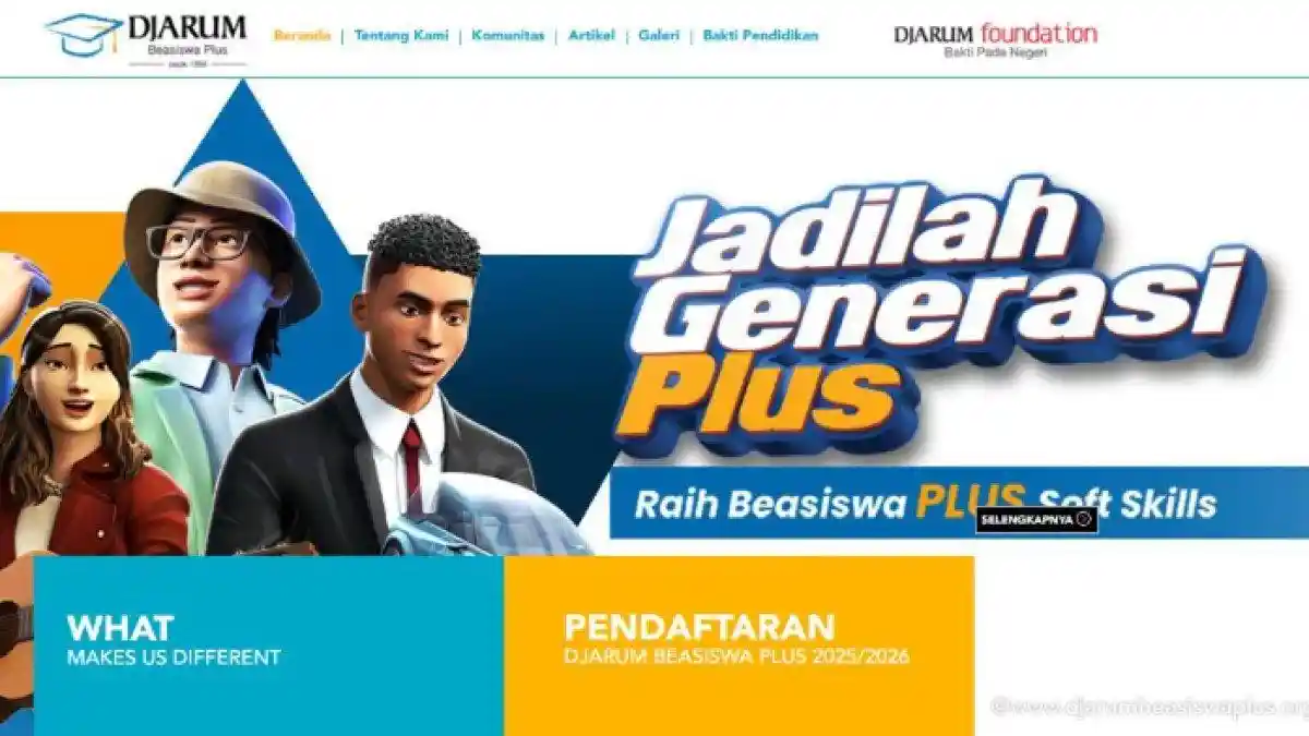 Dibuka Pendaftaran Beasiswa Djarum Plus 2025 untuk Mahasiswa S1/D4, Berikut Link, Syarat dan Alurnya