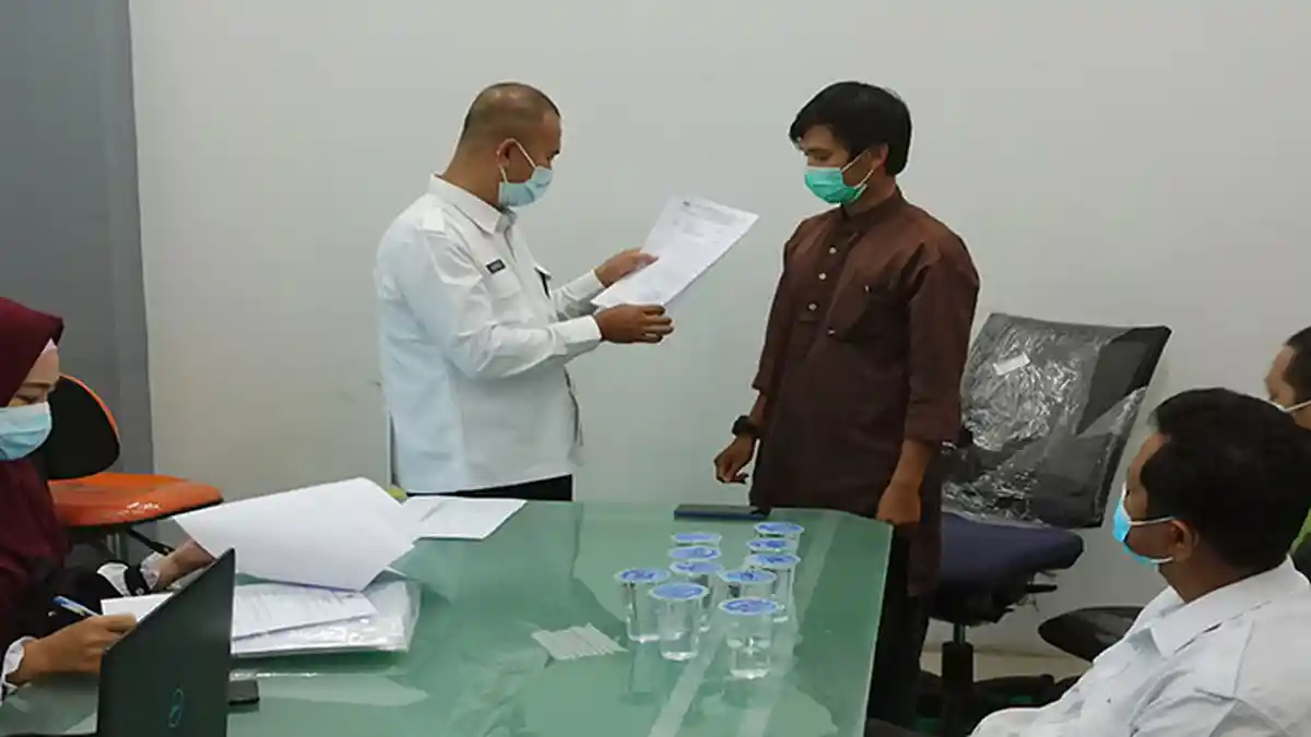 Jajaran DPMTK Sambangi Badan Usaha, Data Karyawan untuk Persiapan Vaksinasi