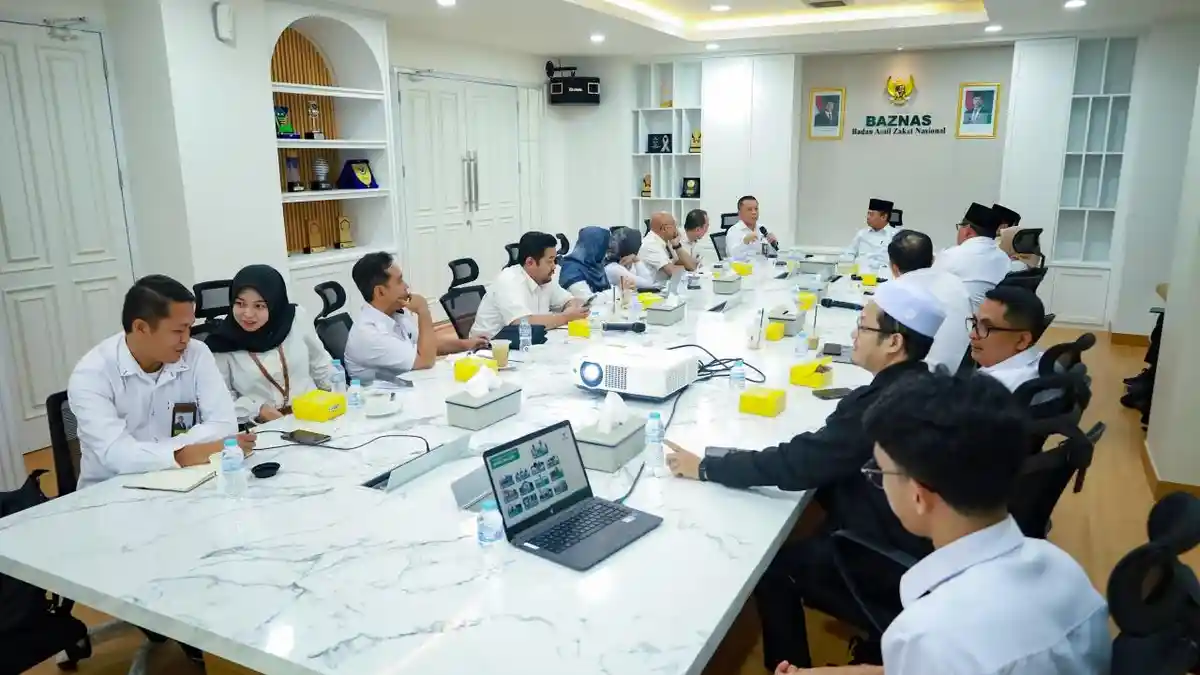 BAZNAS RI Bersama Kemensetneg Sinkronkan Program Pengentasan Kemiskinan - Wartakotalive.com