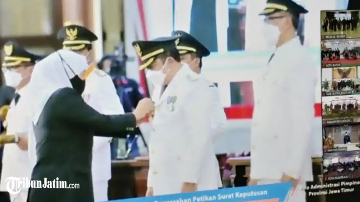 Pesan Gubernur Khofifah Soal Pentingnya Sinergitas Pembangunan di Pelantikan Kepala Daerah