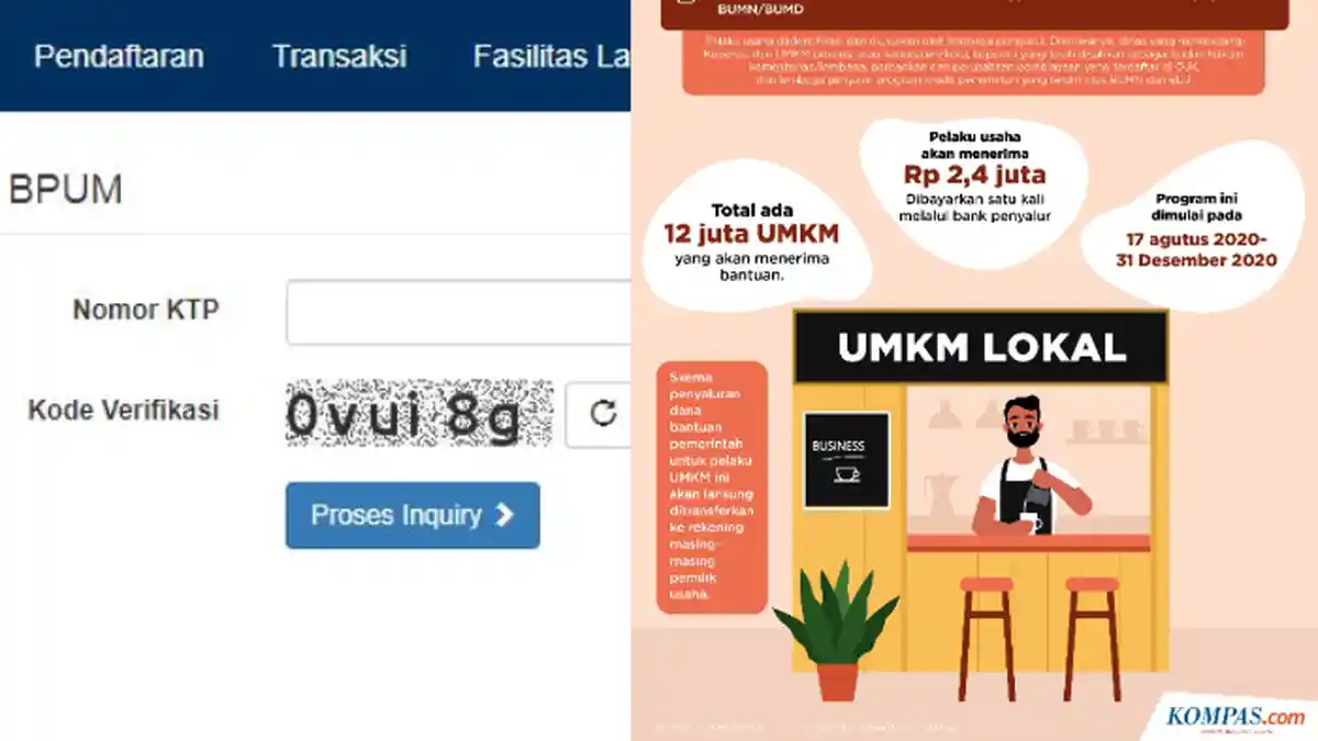 BELUM TERLAMBAT! Dapatkan Banpres UMKM/BPUM 2,4 Juta, Klik eform.bri.co.id/bpum, Tunggu SMS BRI
