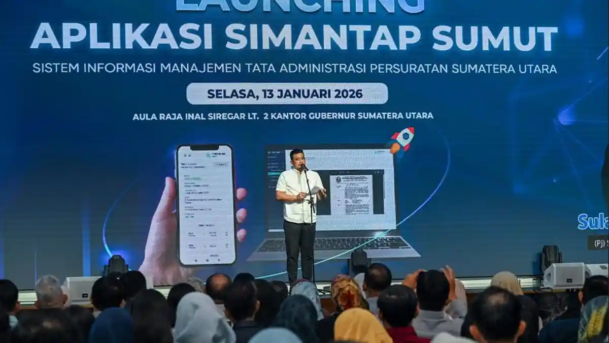 Luncurkan Aplikasi Simantap, Makin Mempermudah Sistem Administrasi Persuratan 