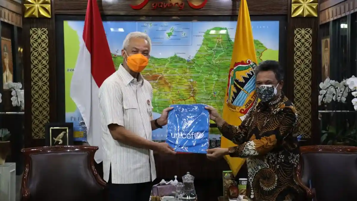 UNICEF Puji Pemprov Jateng Soal PTM dan Berniat Kembangkan Aplikasi Digital Pemantau
