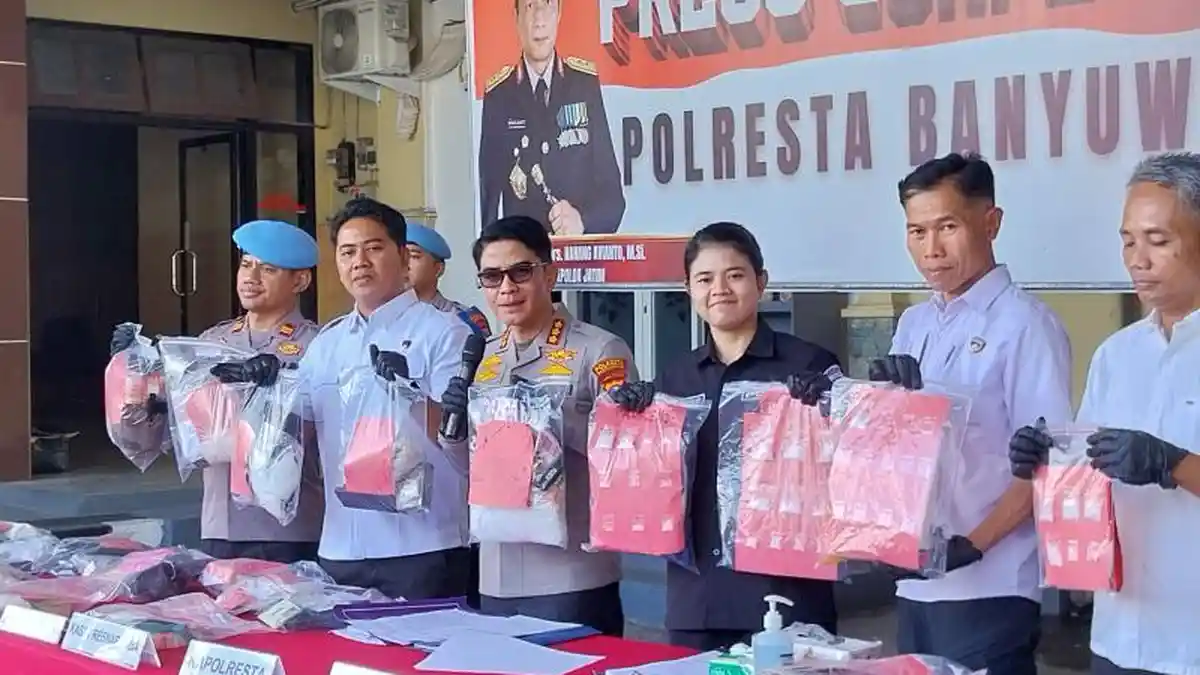 Polresta Banyuwangi Tangkap 87 Tersangka Kasus Narkoba dalam 3 Bulan, Sabu-sabu 2,1 Kg Diamankan