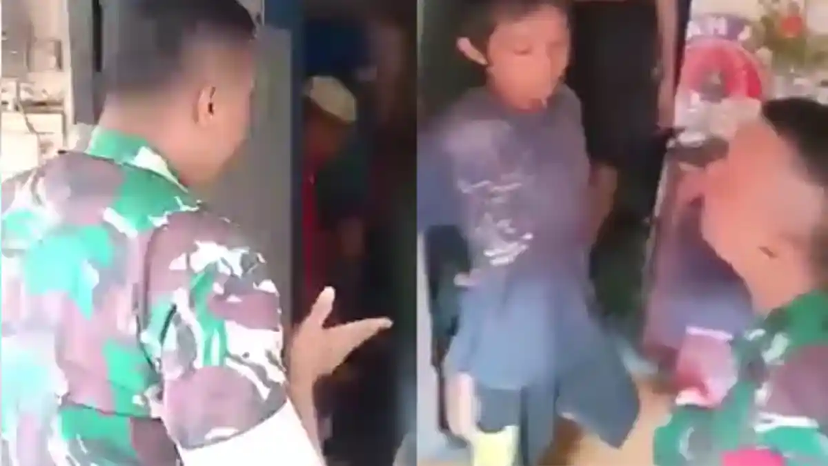 Babinsa TNI AD Selamatkan Anak yang Dijadikan Pengemis, Dipasung Orangtua karena tak Bawa Uang