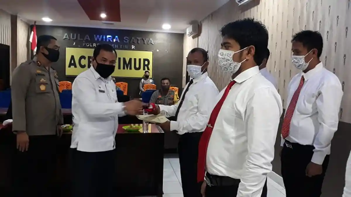 Ungkap Kasus Sabu 45 Kg, Polres Aceh Timur Terima Penghargaan dari Plt Gubernur Aceh