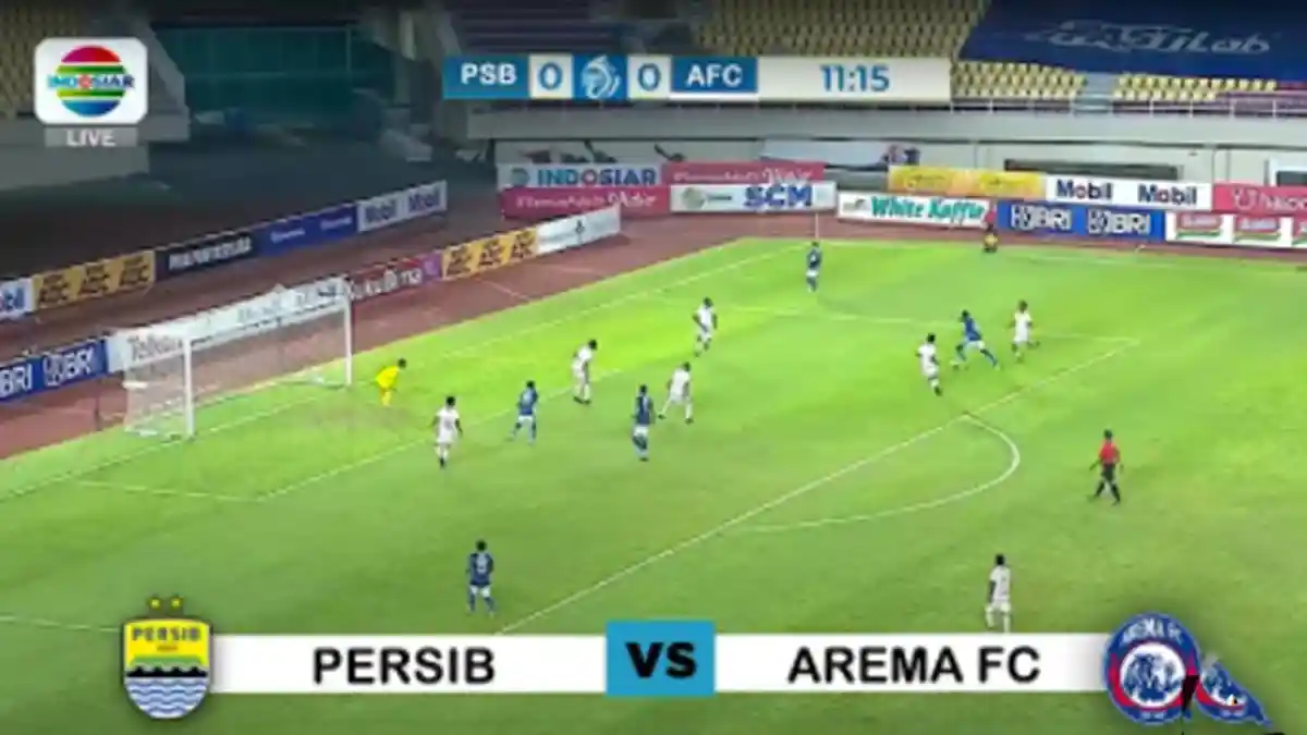 Sedang Berlangsung Live Streaming Persib Bandung vs Arema FC, Kick Off 20.45 WIB