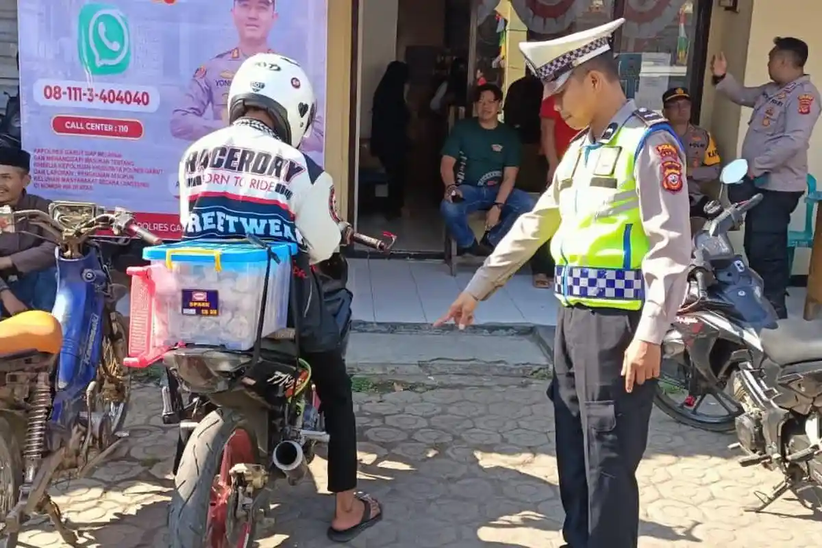 CEKREK Kirim, Unik dan Inovatif, Polres Garut Gelar Sayembara Knalpot Brong, Warga Bisa Jadi CCTV