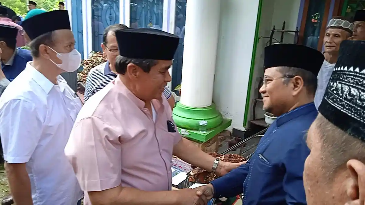 Wakil Wali Kota Jambi Maulana Hingga HBA Takziah ke Rumah Duka Almarhum Asnawi AB