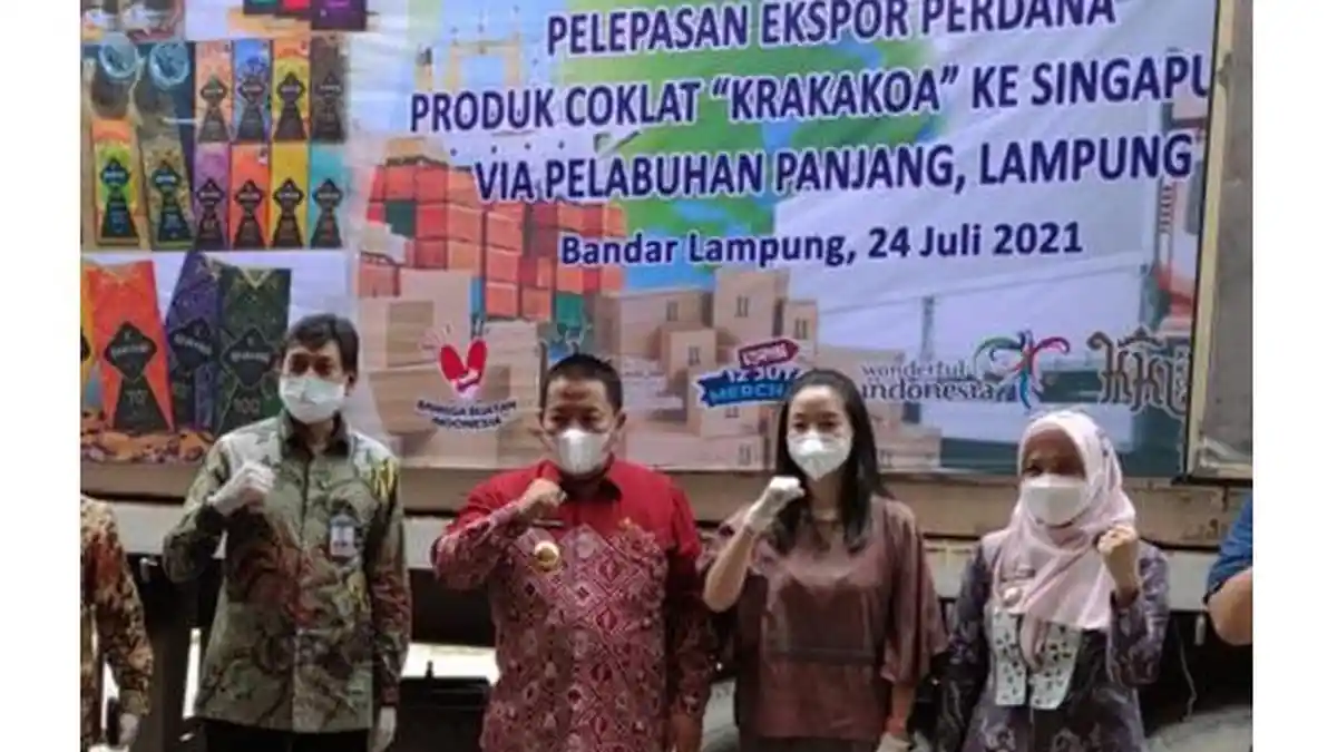 Coklat Asal Lampung Mendunia Berkat Bantuan Bea Cukai dan Pemerintah Setempat