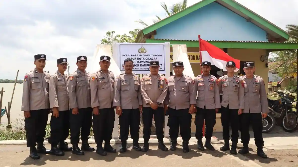 Kampung Laut Cilacap Kini Punya Kantor Polisi, Polsubsektor Polres Cilacap