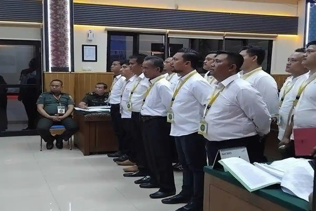 Pengakuan Aipda Wara Kanit Reskrim Dalam Sidang Militer Soal Judi Sabung Ayam di Way Kanan