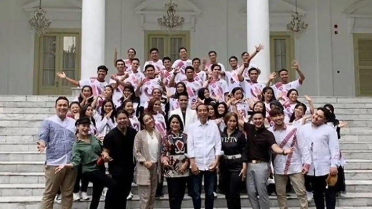 Beginilah Kehobahan Inul, Soimah Dan Peserta LIDA 2019 Ketika Bertemu Presiden Jokowi