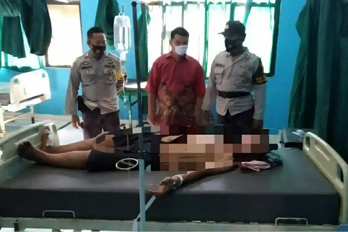 Begal di Lampung Utara Terkapar Akibat Jatuh dari Motor Curian