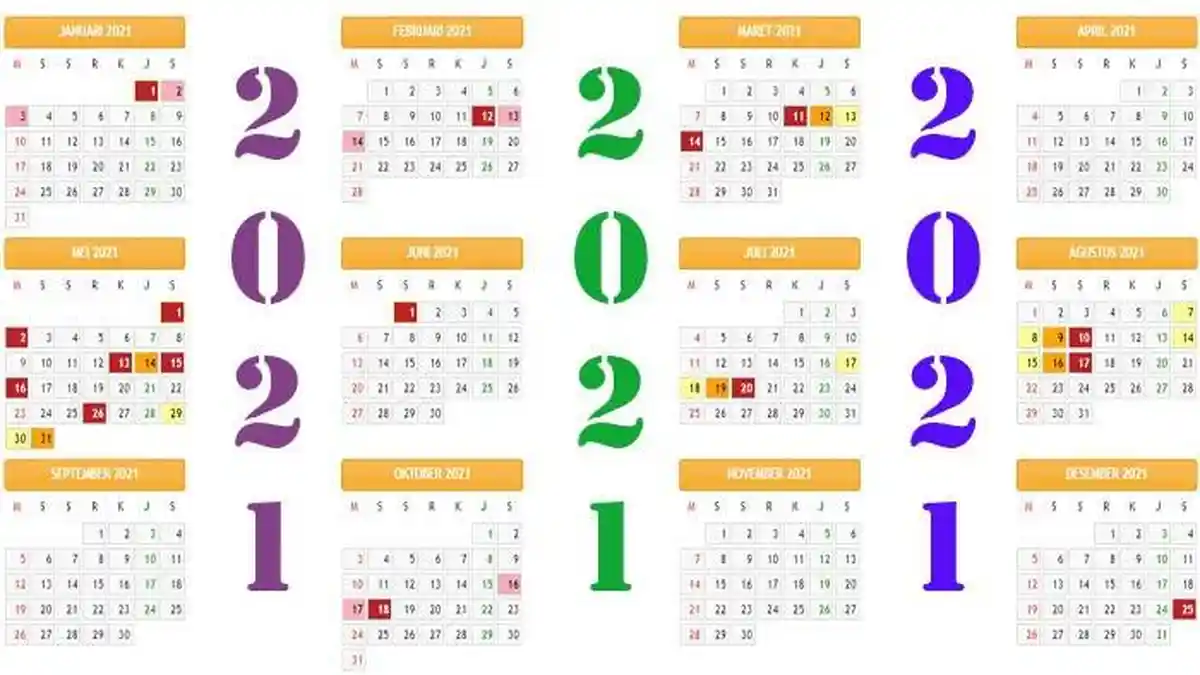 Update Hari Libur Nasional & Cuti Bersama, Maulid Nabi & Tahun Baru Islam Diubah, Nasib Idul Adha?