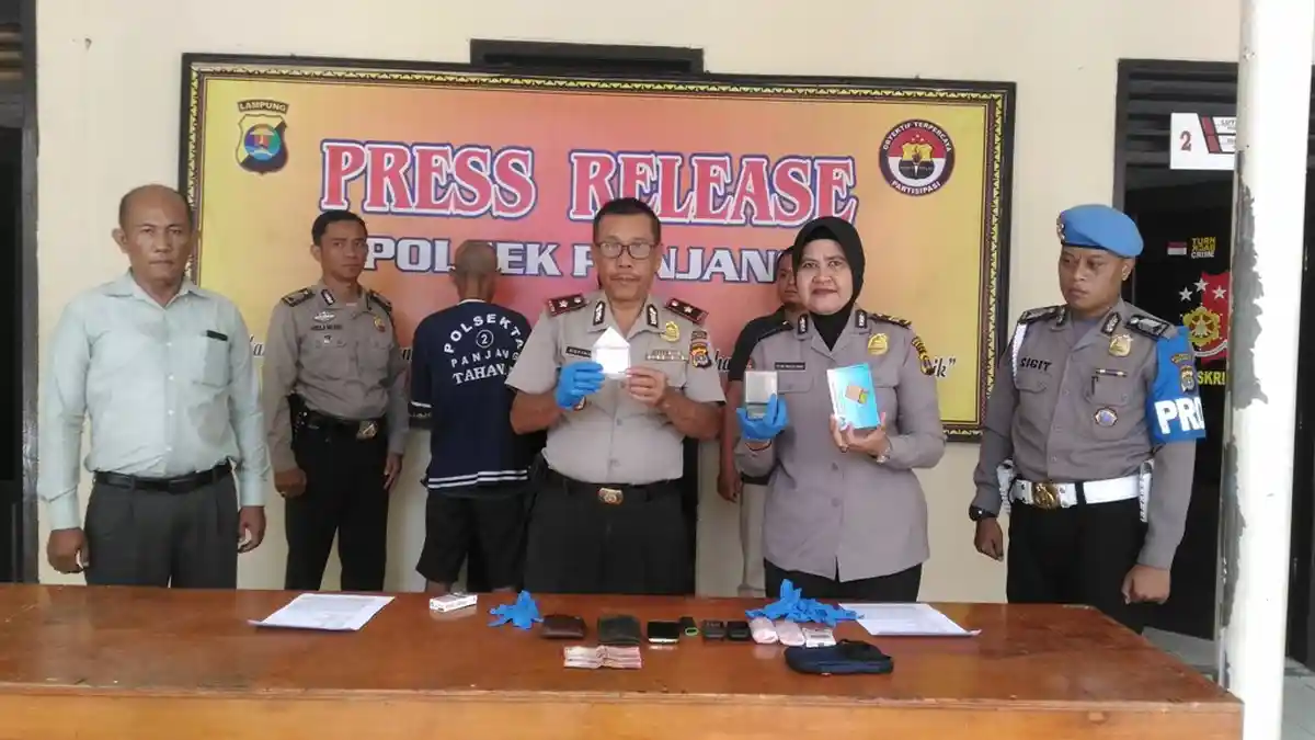 Diciduk Polisi, Residivis Ini Mengaku Dapat Suplai Sabu dari Napi Lapas Way Huwi