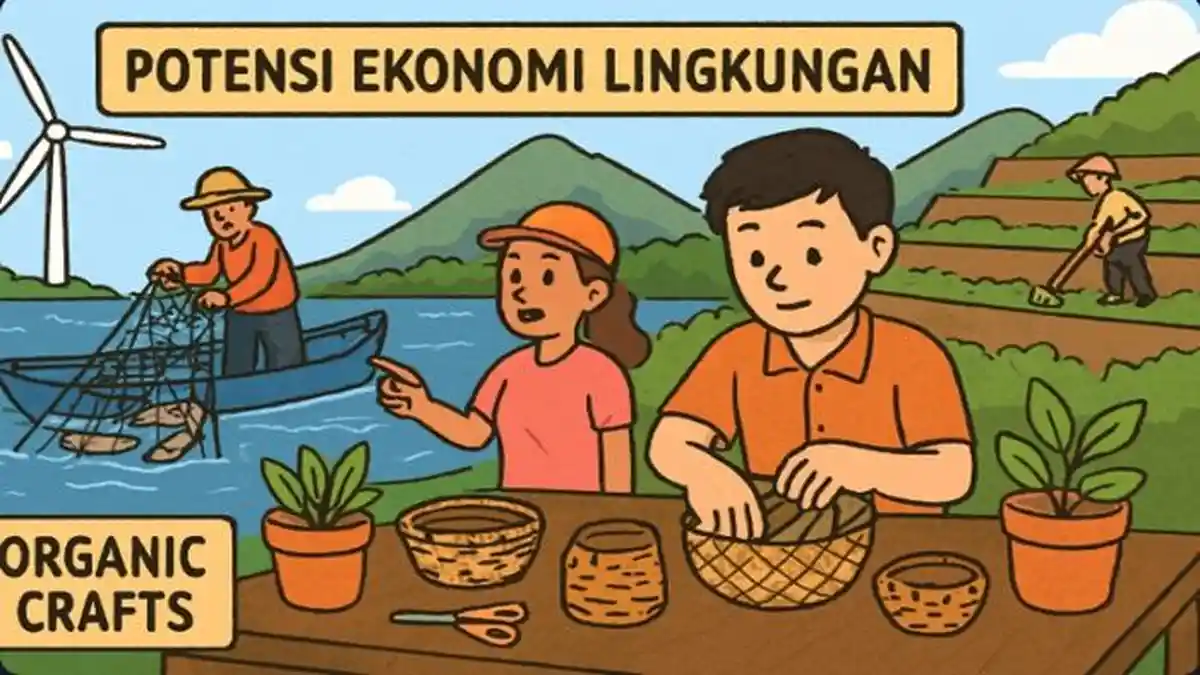 35 Latihan Soal HOTS IPS Kelas 7 SMP Materi Tema 3 Potensi Ekonomi Lingkungan