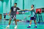 Ben/Sean dan Fajar/Fikri Saling Lempar Pujian Usai Latihan Bersama