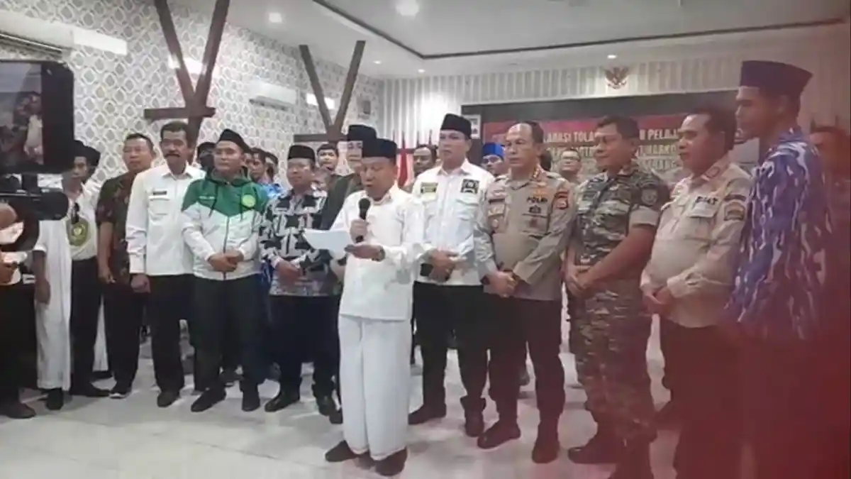 Forkopimda Kota Serang Deklarasi Tolak Aksi Tawuran Pelajar, Geng Motor dan Narkoba