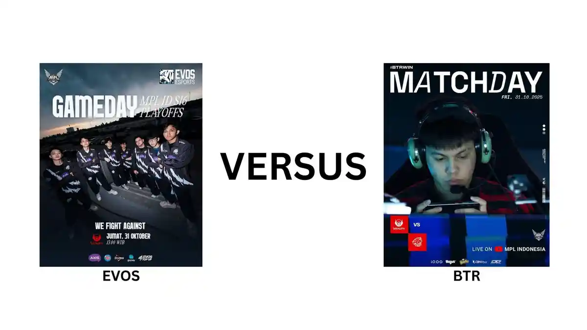MPL ID: Prediksi Skor Lower Bracket: BTR vs EVOS yang Kalah Harus Pulang