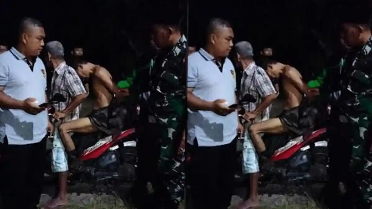 Tepergok Warga yang Ronda, Pelaku Curat di Lampung Selatan Babak Belur