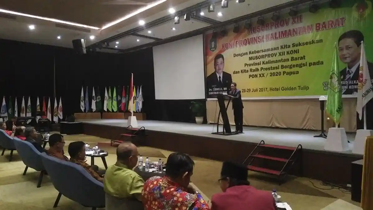 Syarif Mahmud Buka Musorprov KONI Kalbar