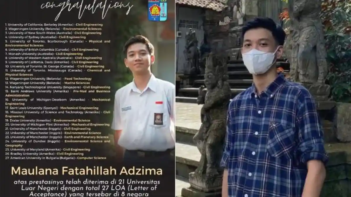 SOSOK Maulana Alumni SMAN 3 Semarang, Diterima di 21 Universitas Top Luar Negeri, Pilih UC Berkeley