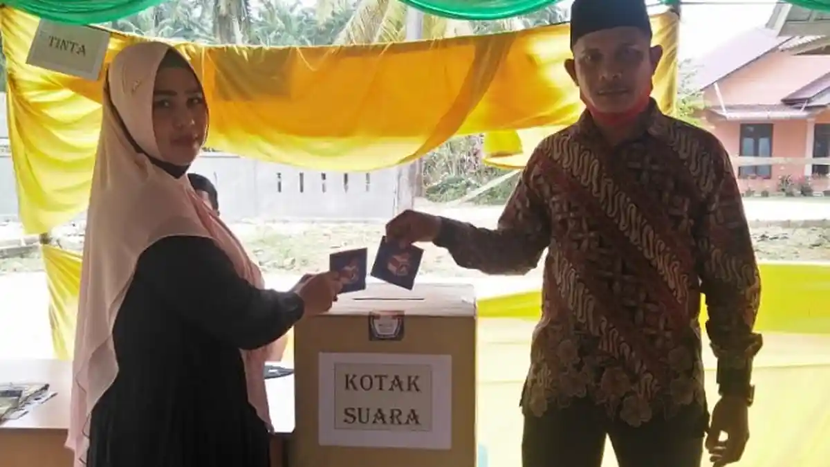Edi Putra Pimpin Desa Pertamina, Raup 167 Suara dalam Pemilihan Keuchik Secara Langsung