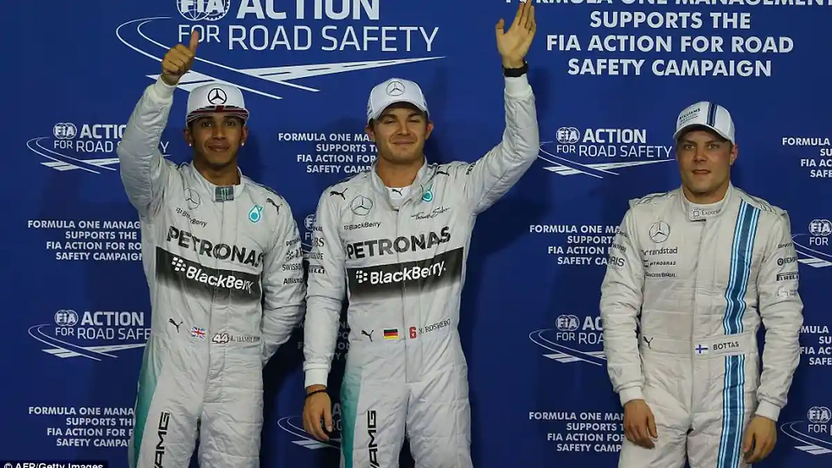 Nico Rosberg Rebut Pole ke-11 Musim Ini di GP Pamungkas