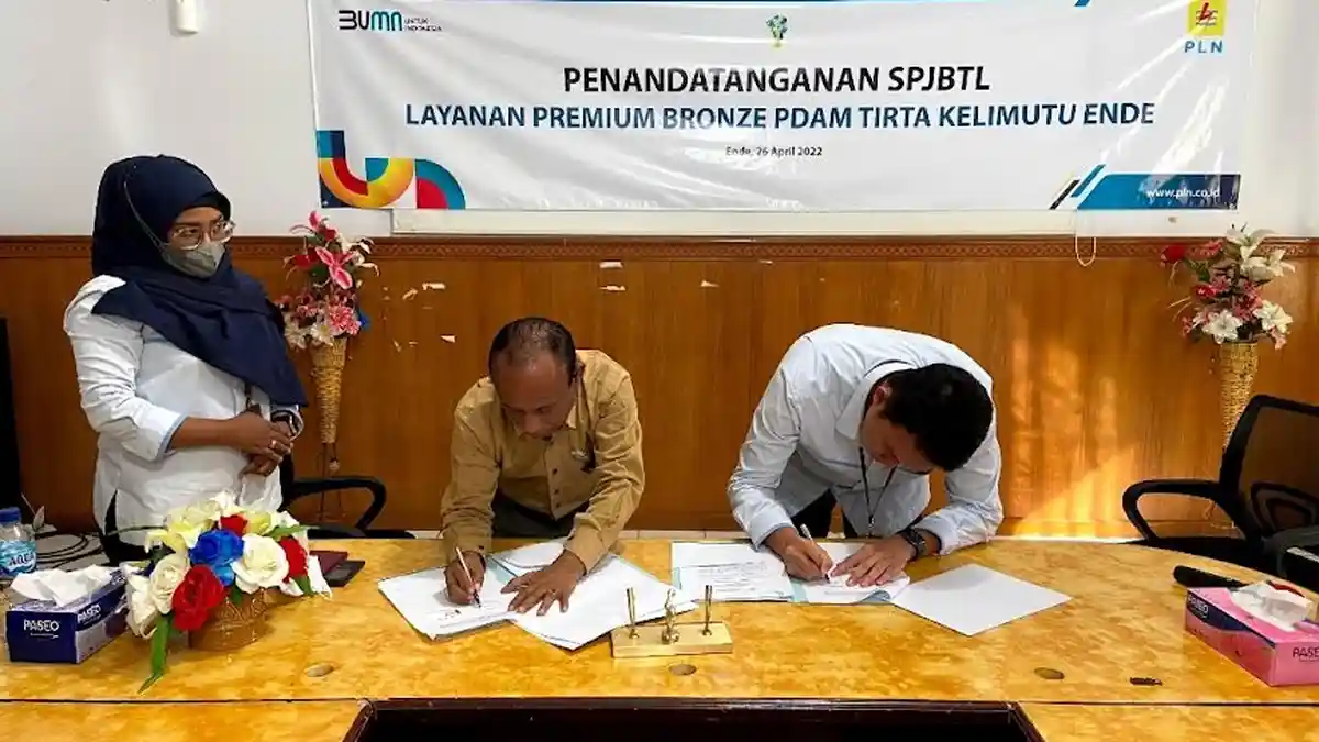 PDAM Tirta Kelimutu Ende Gabung Sebagai Pelanggan Premium Pertama 