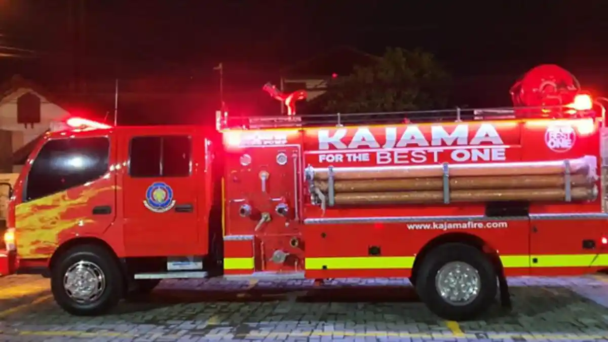 Mobil Damkar Baru Pemkab Mamuju Kapasitas 4000 Liter, Harga Rp 1,6 Miliar