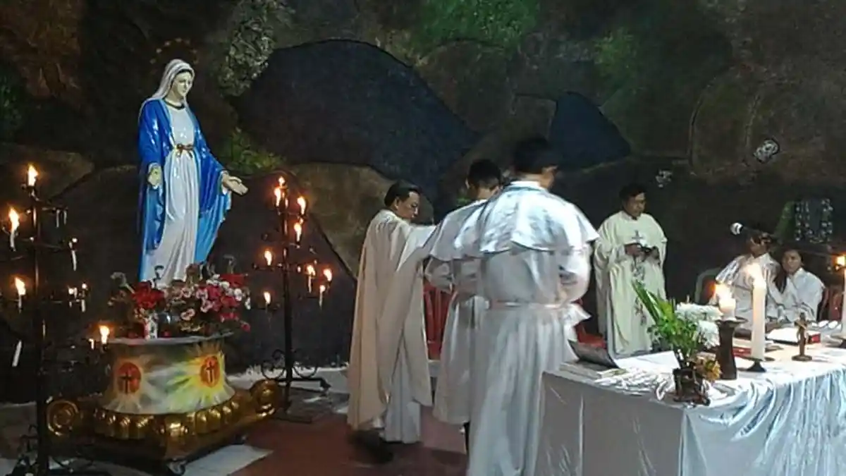 Polsek Toho Antisipasi Pengamanan di Lokasi Wisata Religi Goa Maria