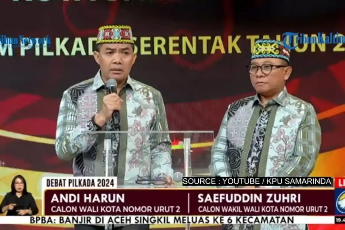 Closing Statement Debat Pilkada Samarinda 2024, Andi Harun Paparkan 3 Sektor Ekonomi Berkelanjutan