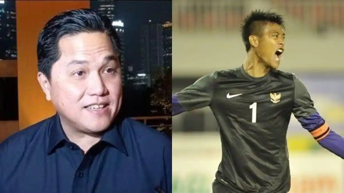 SEDIH! Kurnia Meiga Sakit Hingga Jual Medali, Erick Thohir Bantu Eks Kiper Terbaik Timnas Indonesia