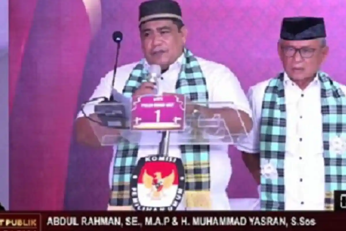 Debat Pilkada Konawe Kepulauan 2024, Abdul Rahman dan Muhammad Yasran Janjikan Lapangan Pekerjaan
