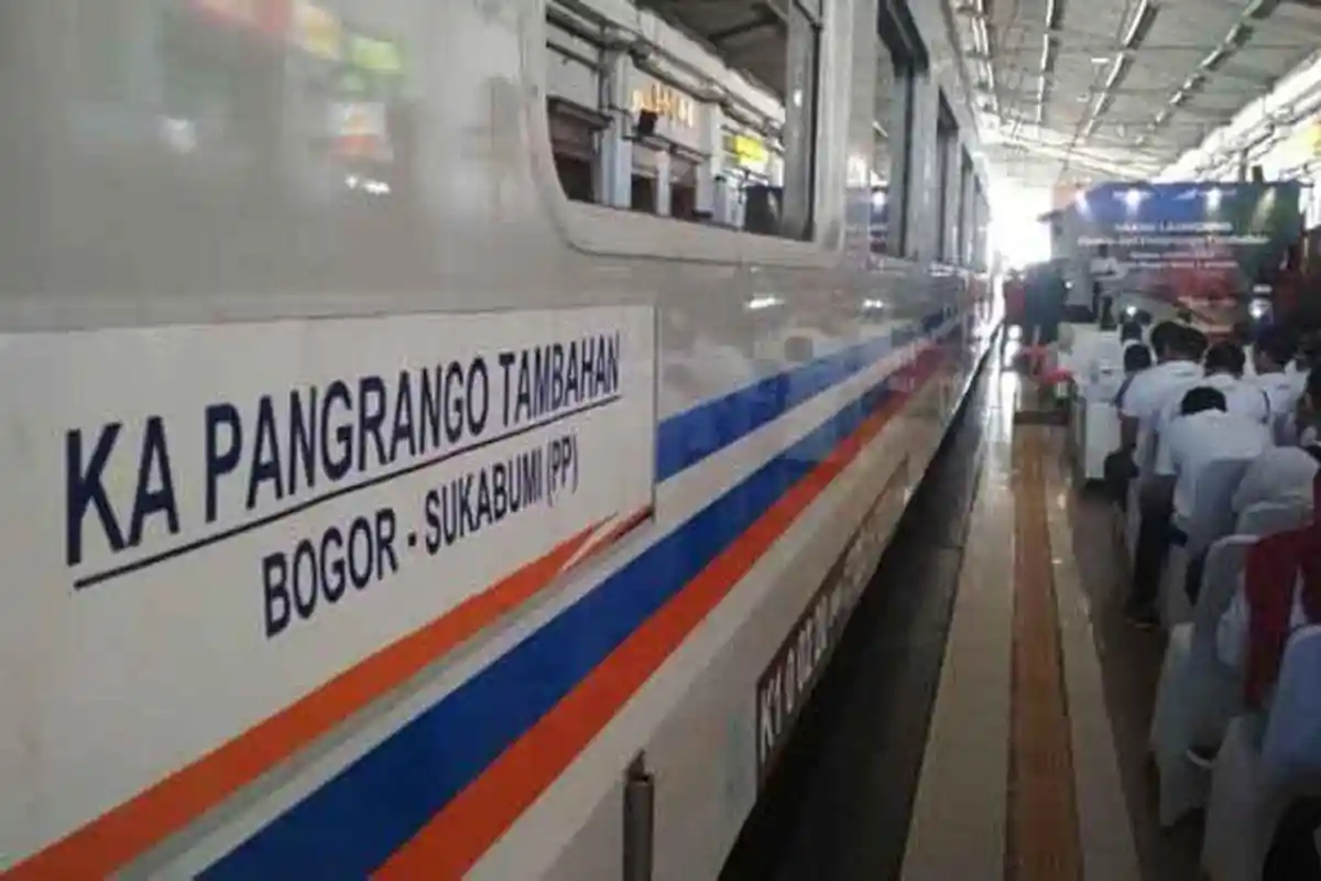 Dampak Longsor, Kereta Pangrango Jurusan Bogor Sukabumi dibatalkan, Tiket Dikembalikan 100 Persen