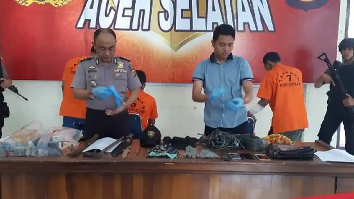 Komplotan Perampokan di Pasie Raja Sudah Sering Beraksi di Lintas Barsela