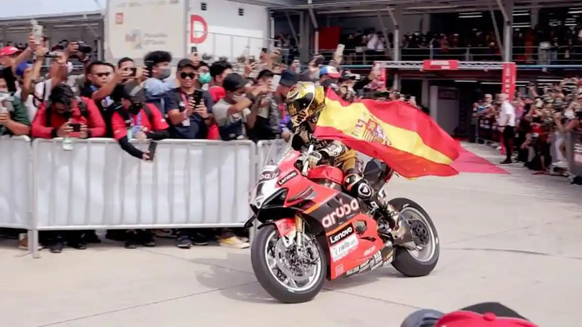 Jadwal WSBK Mandalika 2023: Kilas Balik Momen Alvaro Bautista Rebut Mahkota Juara Dunia