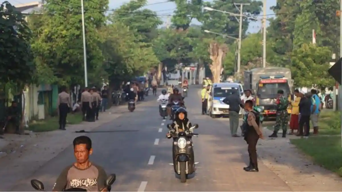 2 Kampung di Kota Bima Bentrok Dini Hari Tadi, 1 Orang Polisi Terluka