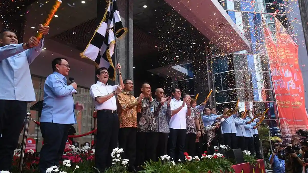 Yasonna Laoly Lepas Keberangkatan 1.071 Pegawai Kemenkumham yang Mudik