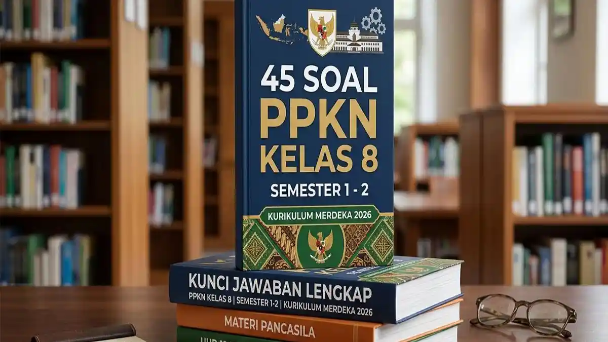 45 Soal PPKN Kelas 8 Semester 1-2 Kurikulum Merdeka 2026 Lengkap Kunci Jawaban