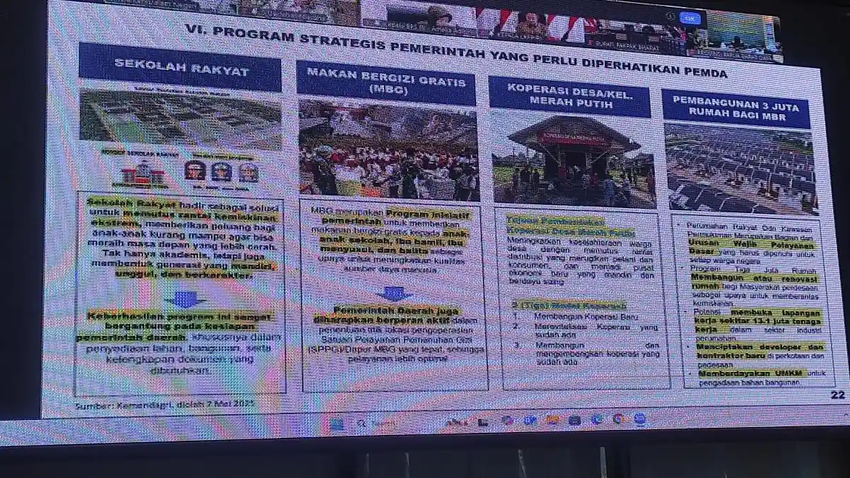 Bupati Franc Tumanggor Ikuti Rapat Koordinasi Percepatan Realisasi APBD Tahun 2025 Bersama Mendagri