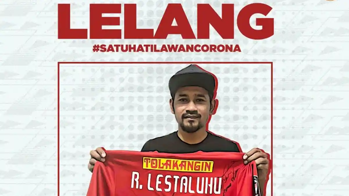 Perangi Covid-19, Lelang Jersey Spesial Ramdani Lestaluhu Laku Terjual Rp 12 Juta
