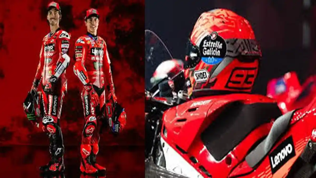 Seragam Ducati Lenovo Marc Marquez Ada Sponsor Monster Energy, Ingkar Janji Setelah Lepas RedBull?