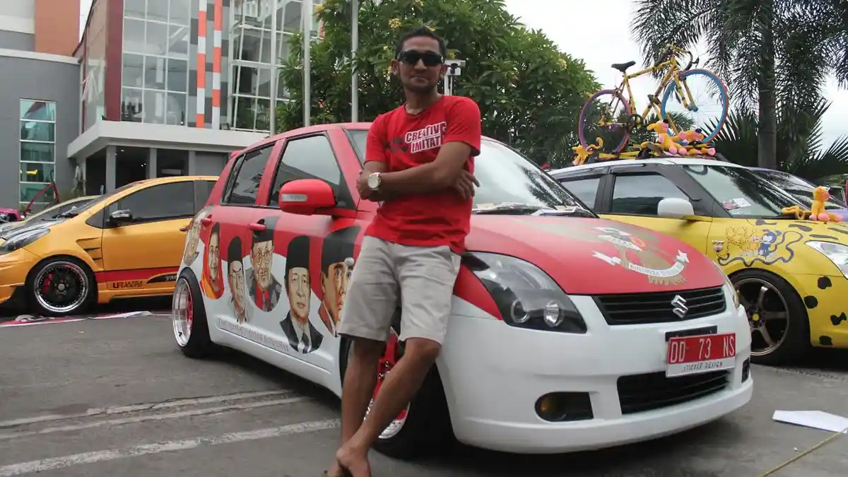VIDEO: Kerennya Mobil Nasionalisme Ini, Bergambar Presiden Indonesia
