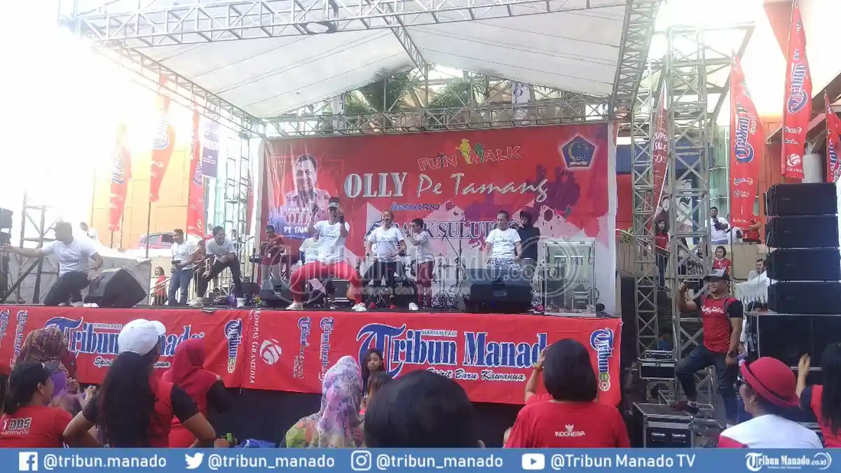 Oma Ini Mengaku Senang Dapat Difasilitasi Olahraga oleh Pemerintah, Fun Walk Olly Pe Tamang