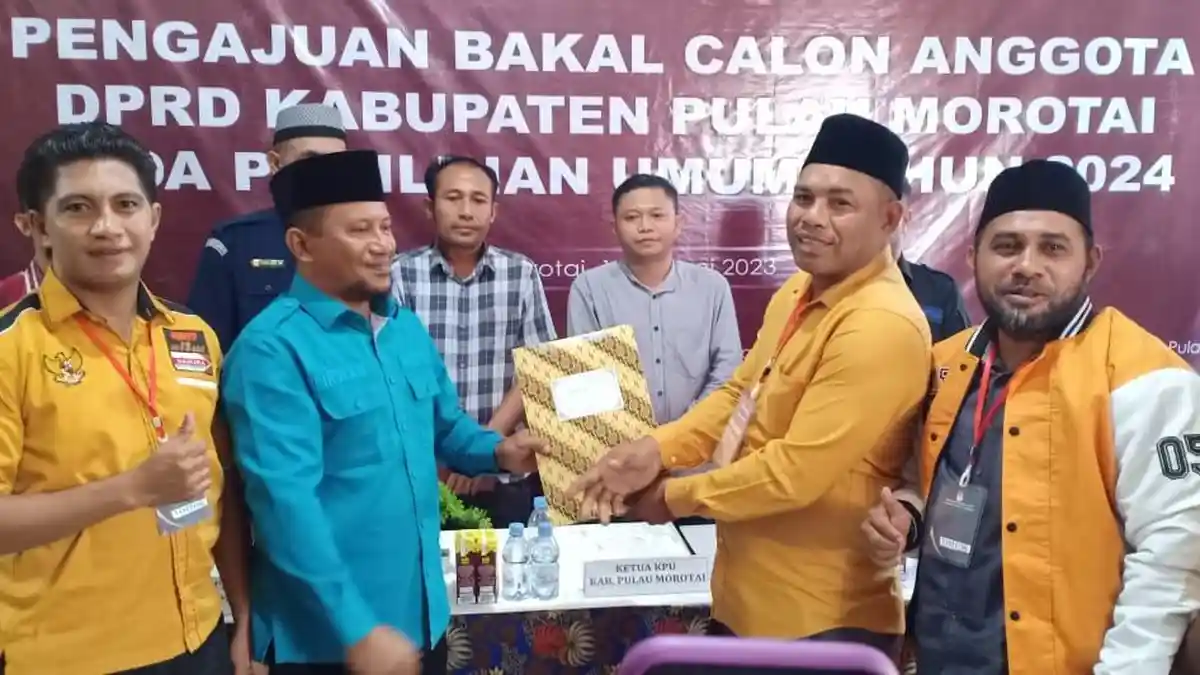 DPC Hanura Morotai Resmi Mendaftar, Berikut Ini Nama-nama Caleg dan Dapil di Pemilu 2024