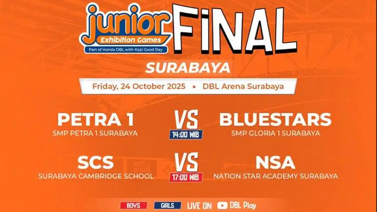 Jadwal Final Junior Exhibition Games 2025 Surabaya, Ini Cara Beli Tiketnya