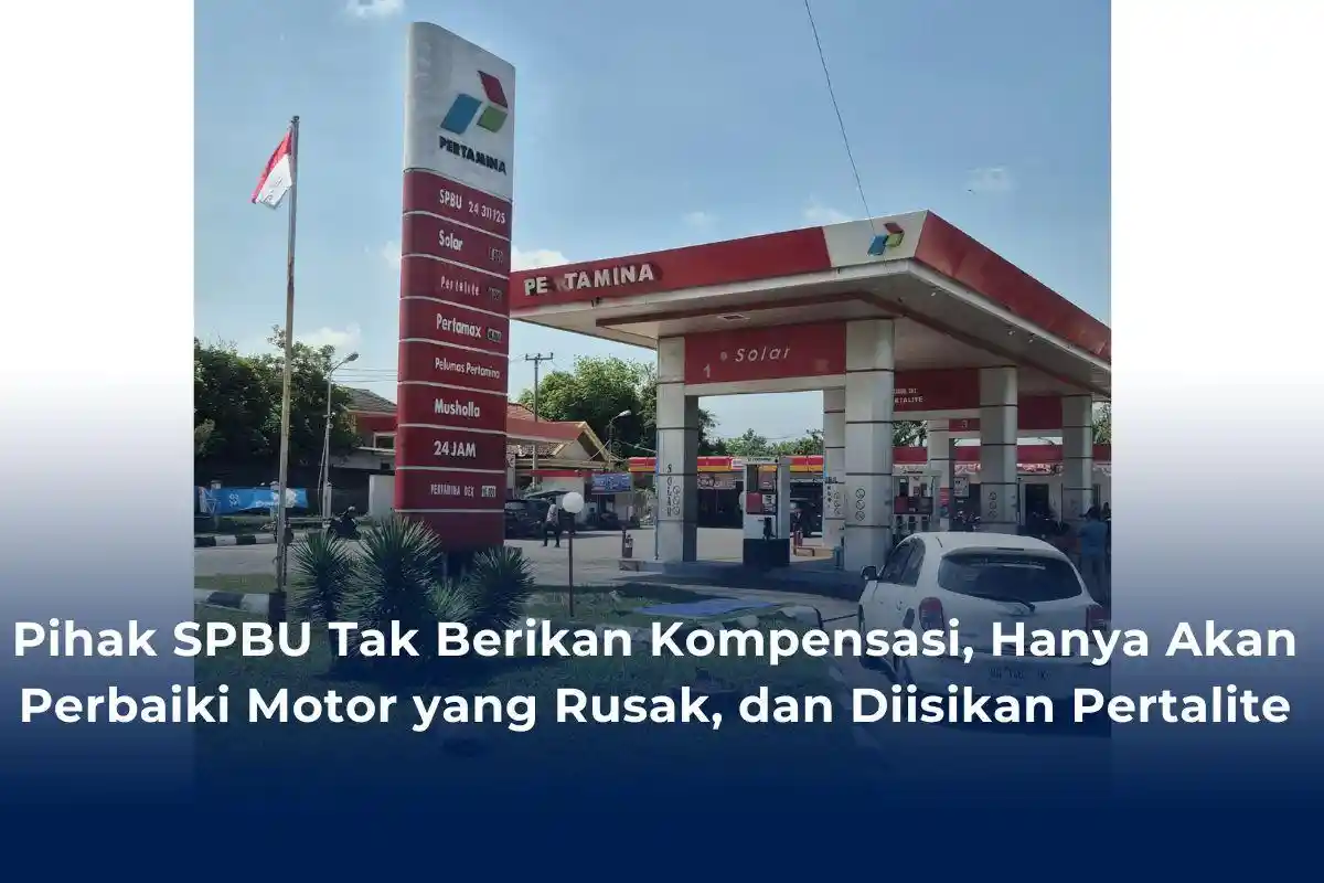 SPBU Patih Galung Prabumulih Akui Pertalite Tercampur Air, Motor Diperbaiki dan Diisi Pertalite Full