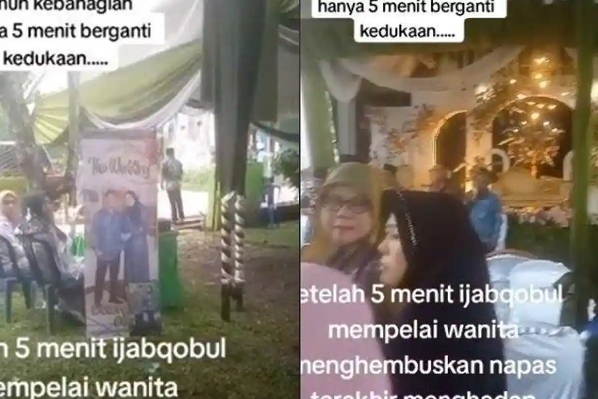 Kronologi Pengantin Wanita Meninggal di Palembang 5 Menit Setelah Ijab Kabul